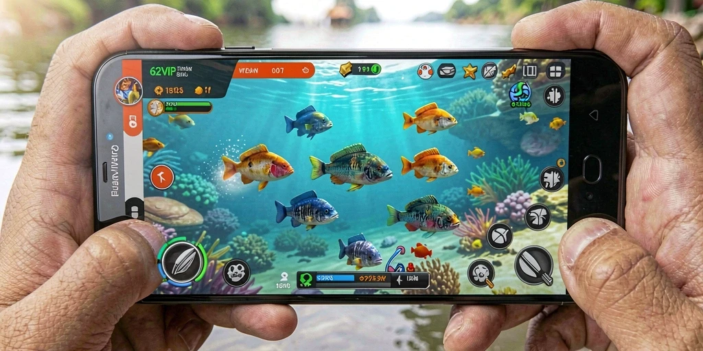 Tampilan utama <strong>62VIP</strong> menampilkan gameplay Tembak Ikan yang seru dan menantang.
