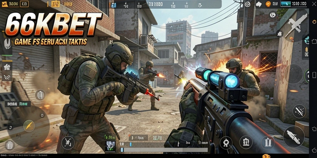 Gameplay seru di 66KBET dengan aksi FPS yang mendebarkan.