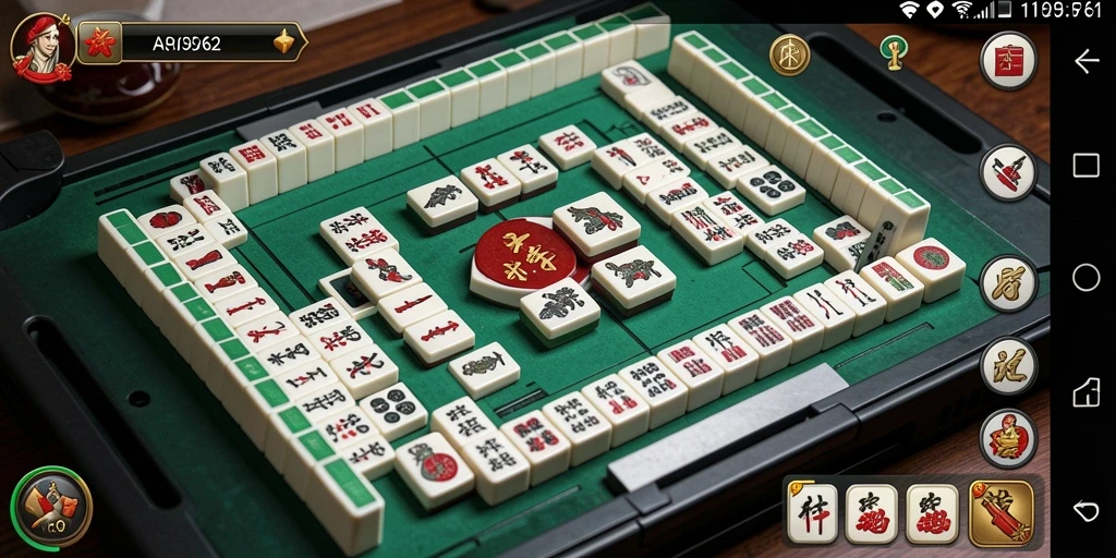 Tampilan gameplay Mahjong yang seru dan menantang di AA62.