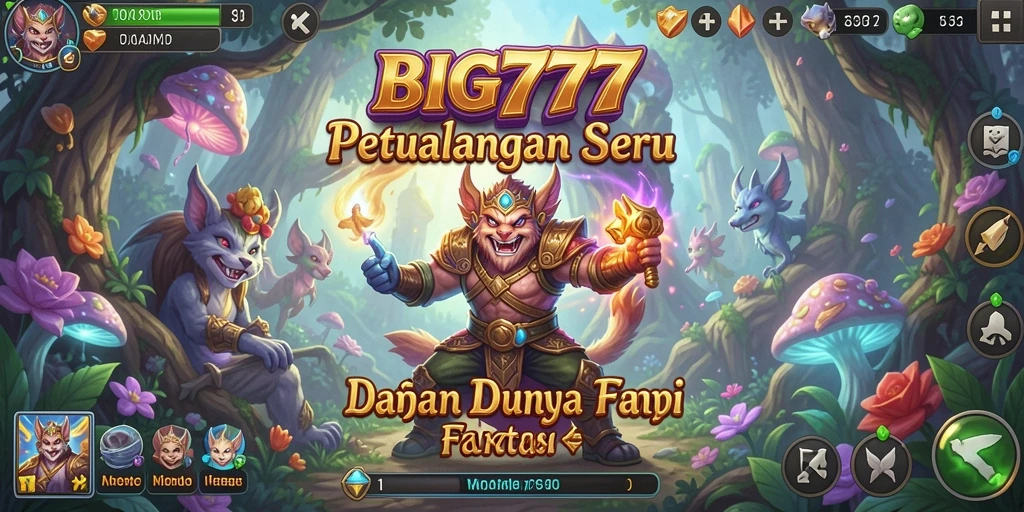 Tangkapan layar menampilkan aksi seru dalam gameplay BIG777.