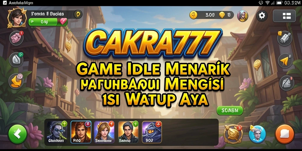 Tampilan gameplay CAKRA777 yang menarik dan menantang.