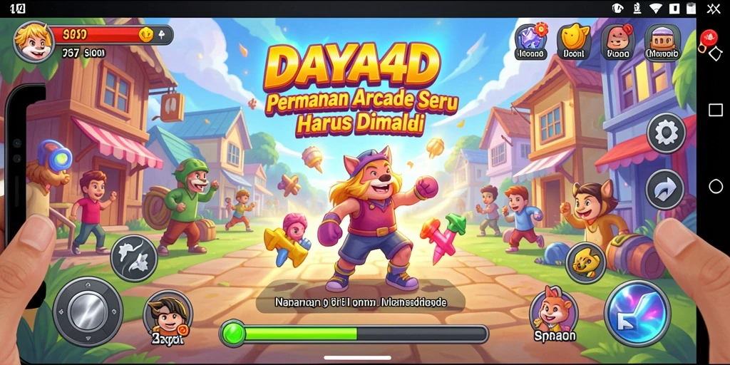 Screenshot dari gameplay seru DAYA4D yang mendebarkan.