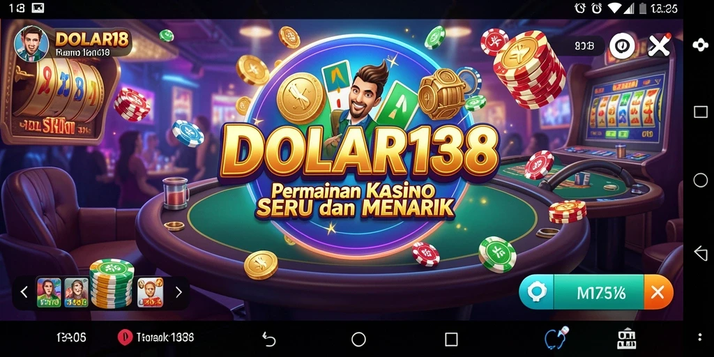Screenshot DOLAR138 menampilkan gameplay Kasino yang mendebarkan dan penuh warna.