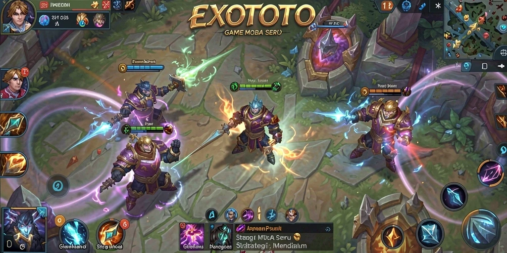 Tampilan menegangkan dari pertarungan di EXOTOTO.