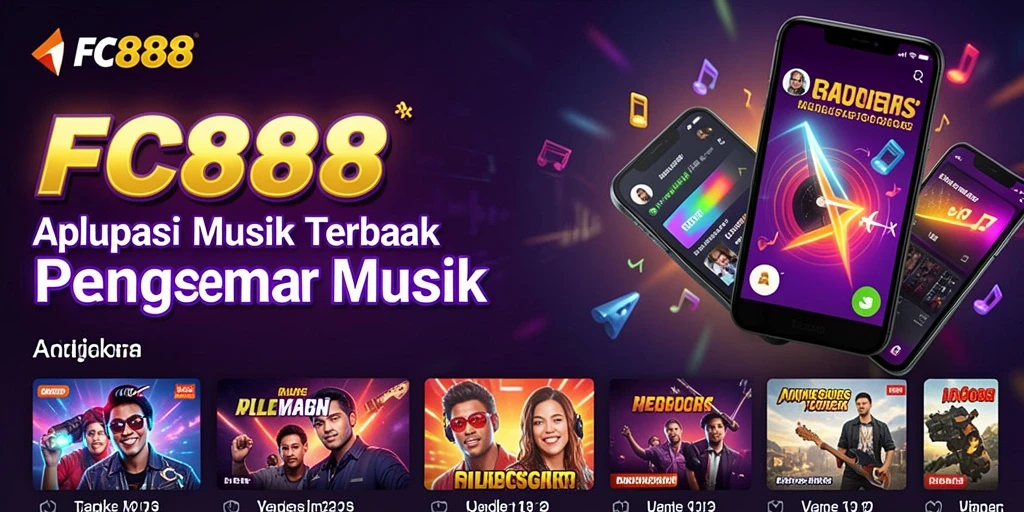 Tangkapan layar utama FC888 menampilkan gameplay yang menarik dan beragam musik.