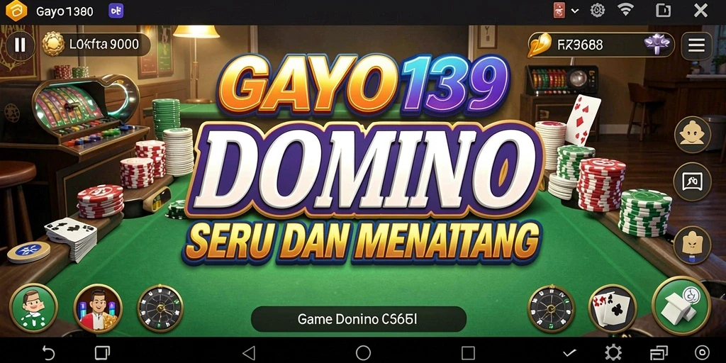 Gameplay seru GAYO138 dengan berbagai mode permainan domino.