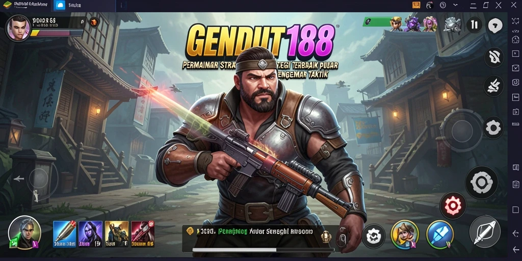 Tampilan gameplay menarik dari GENDUT188 yang menampilkan strategi taktis.