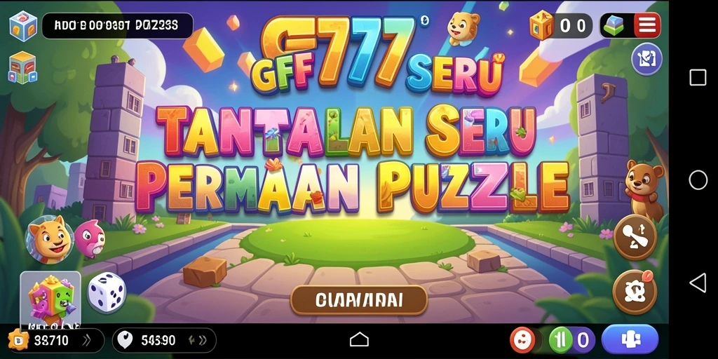 Tangkapan layar menunjukkan gameplay seru dan tantangan teka-teki.