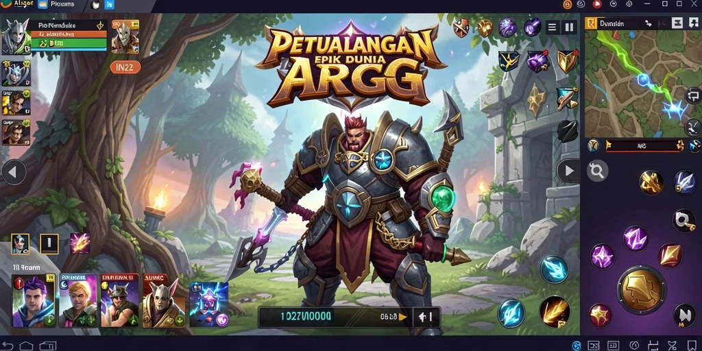 Tampilan permainan epik dalam <strong>IN22</strong> yang penuh aksi.