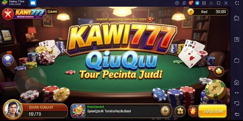 Tampilan gameplay QiuQiu di KAWI777 yang seru dan menarik.