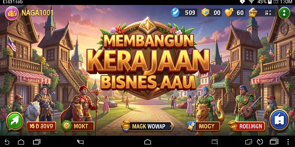 Tangkapan layar utama NAGA1001 menunjukkan gameplay Tycoon yang mendebarkan.