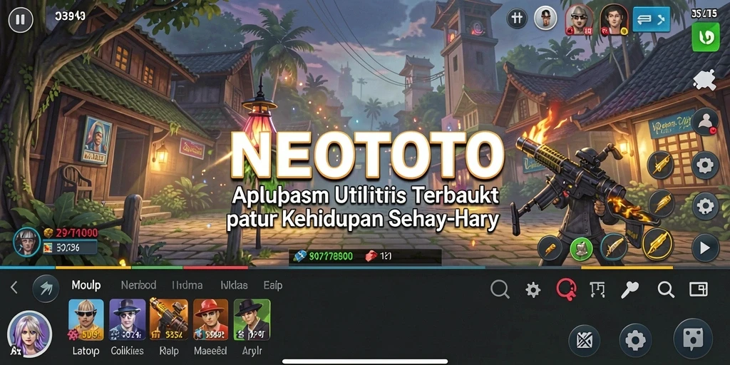 Tampilan antarmuka pengguna NEOTOTO yang memudahkan navigasi.