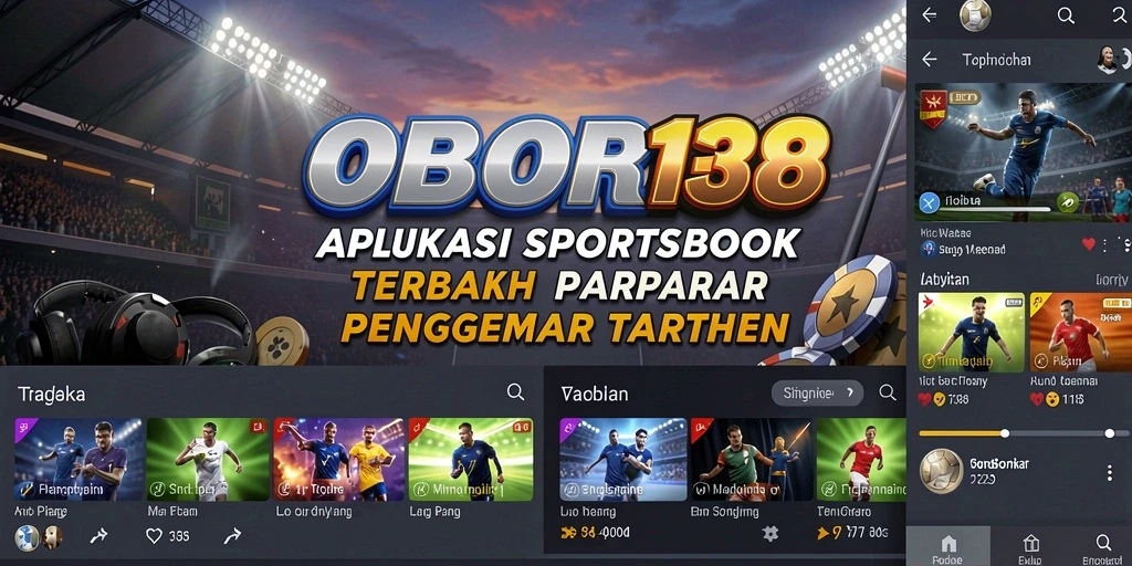 Tampilan interface OBOR138 dengan fokus pada taruhan olahraga.