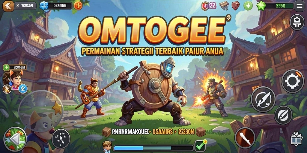 Tampilan gameplay menegangkan dari OMTOGEL yang penuh strategi.