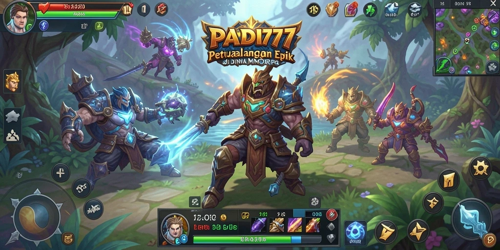 Tampilan gameplay PADI777 yang menakjubkan dalam dunia MMORPG.