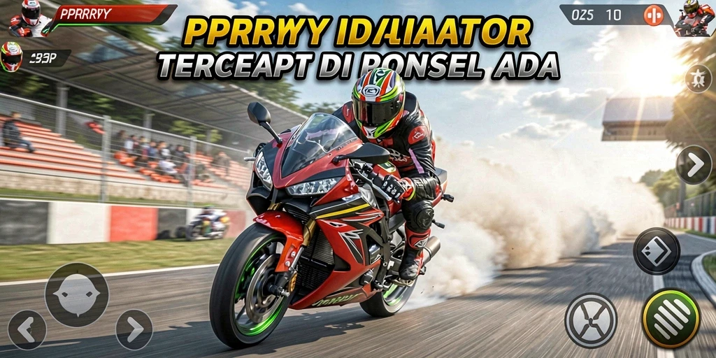 Gameplay menghentak dari PPRRYY di lintasan balap motor.