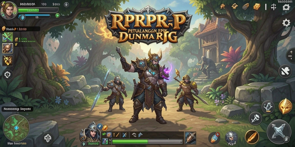 Tampilan gameplay RPRPRP yang memikat dan penuh aksi.