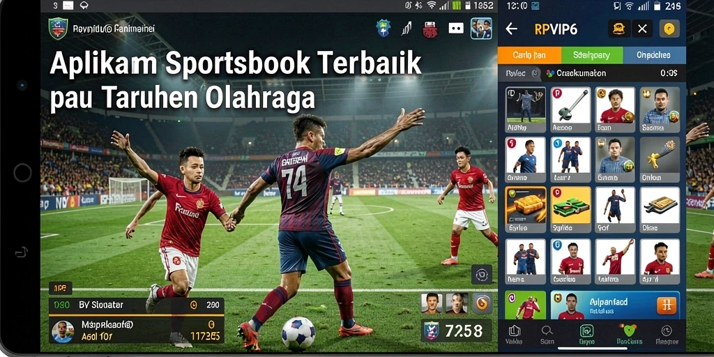 Tangkapan layar RPVIP6 menampilkan fitur taruhan olahraga yang menarik.