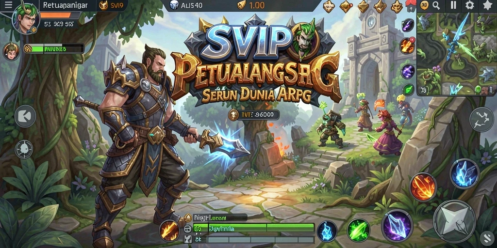 Tampilan gameplay menarik dan mendebarkan dari SVIP9.